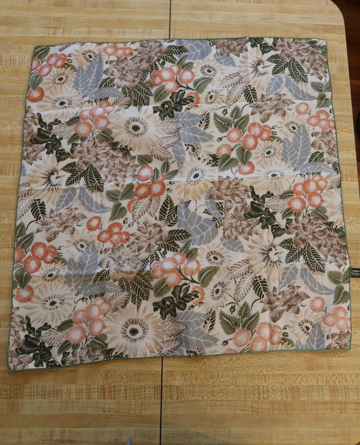 Symphony Scarf ‘70s Neutral Florals
