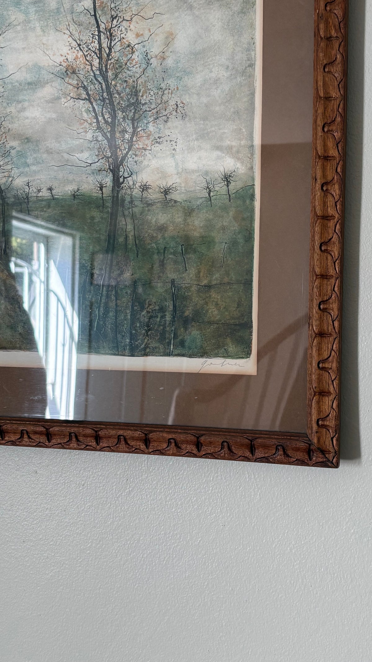 Autumn Trial by Bernard Gantner, signed and framed-Pickup Only