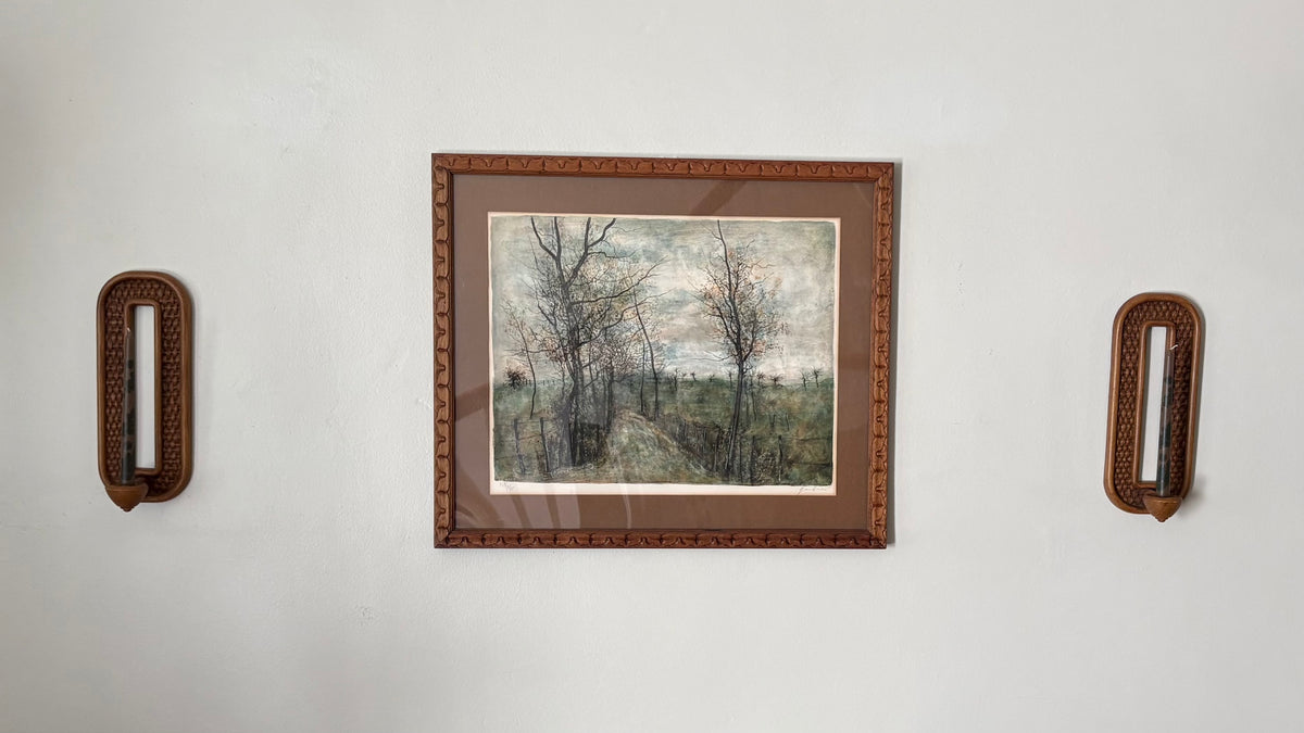 Autumn Trial by Bernard Gantner, signed and framed-Pickup Only