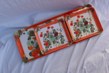 Italian Melamine Tray and Plate Set