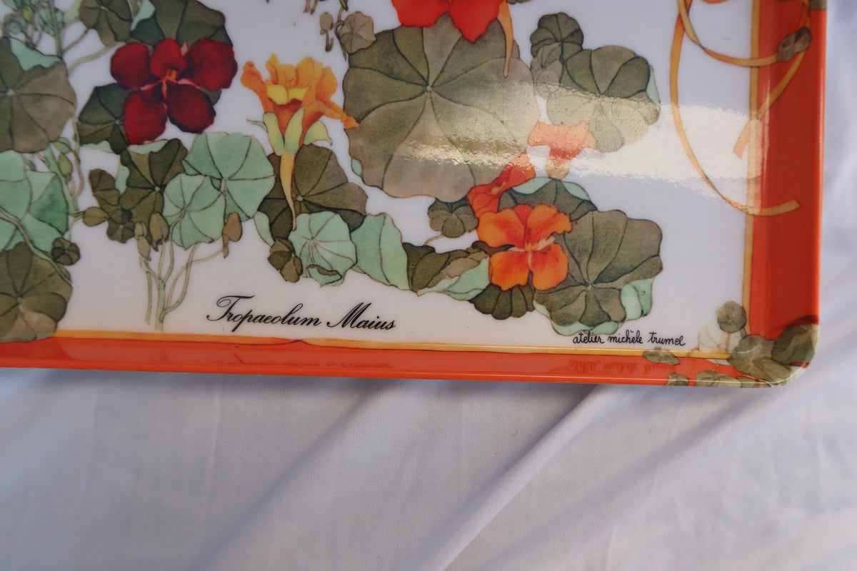 Italian Melamine Tray and Plate Set