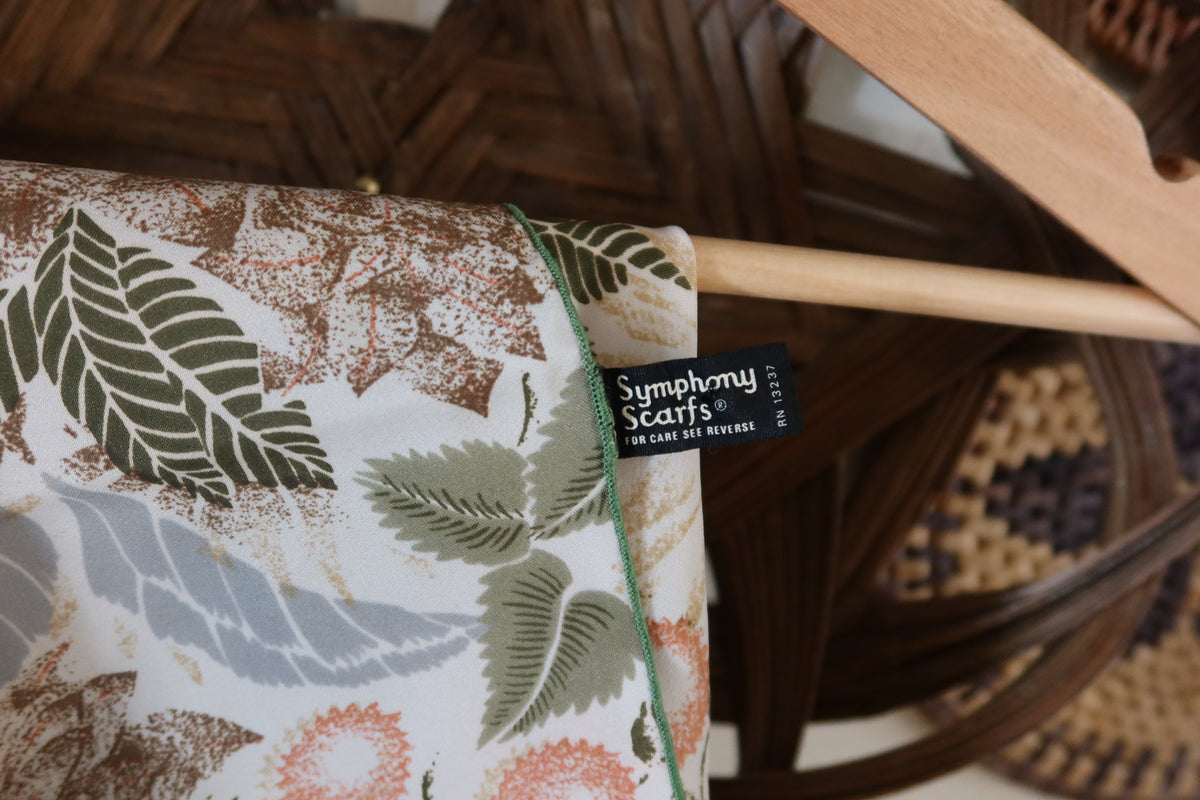 Symphony Scarf ‘70s Neutral Florals
