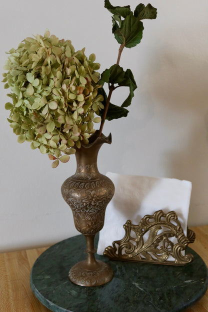 1983 Teleflora Brass Napkin/Letter Holder