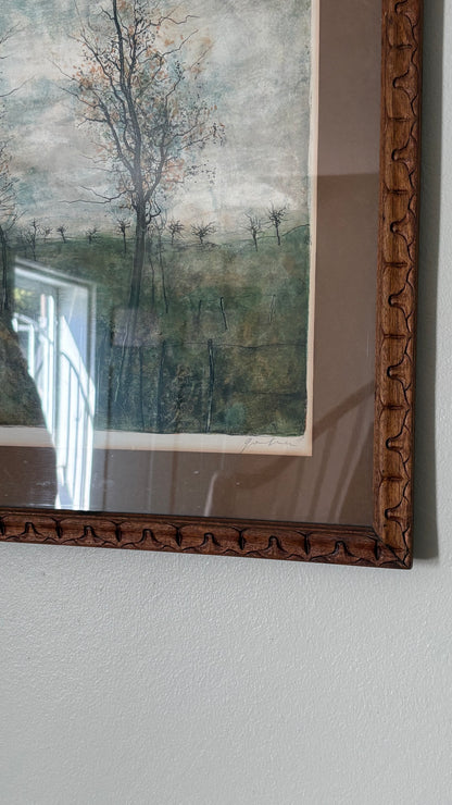 Autumn Trial by Bernard Gantner, signed and framed-Pickup Only