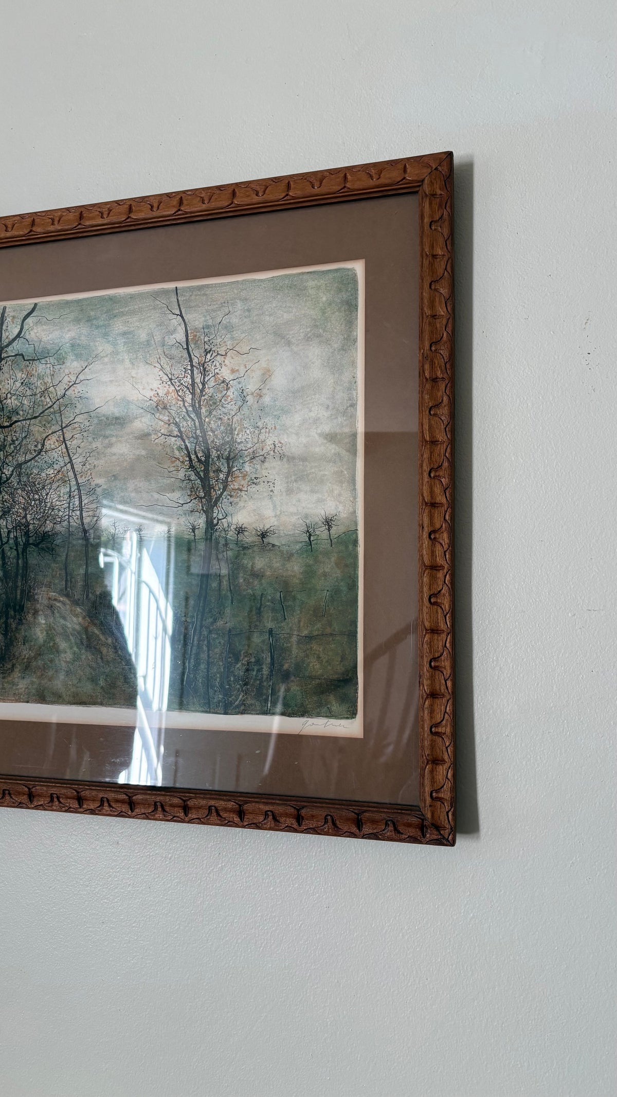 Autumn Trial by Bernard Gantner, signed and framed-Pickup Only