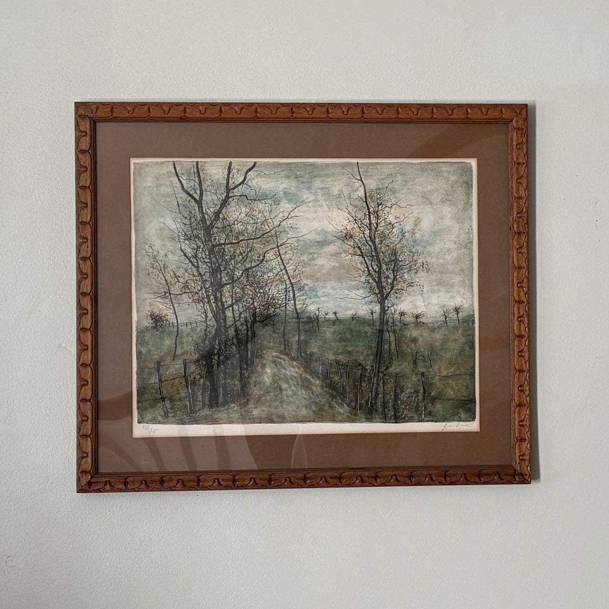 Autumn Trial by Bernard Gantner, signed and framed-Pickup Only