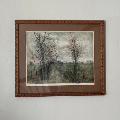 Autumn Trial by Bernard Gantner, signed and framed-Pickup Only